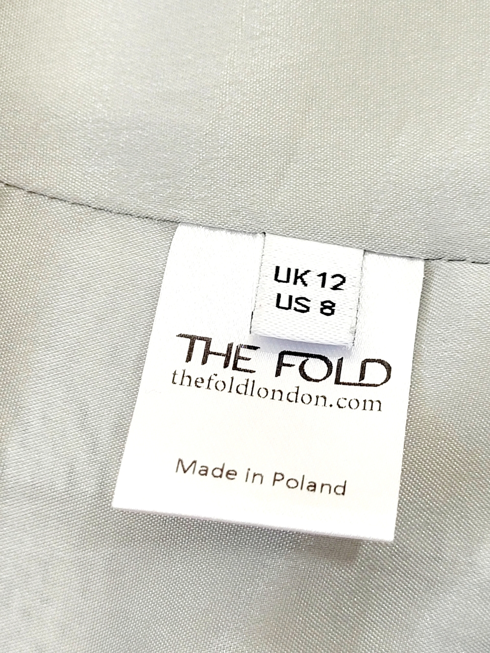 THE FOLD LONDON Fernsbury Italian Tweed Asymmetric Double Breasted Wrap Blazer 8 - Picture 6 of 10